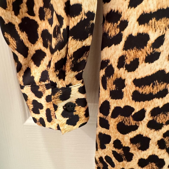 Zara Leopard Oversized Blouse - Picture 8 of 9